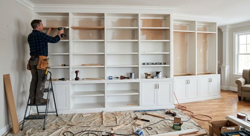 Bookcase Construction in Greensboro, NC