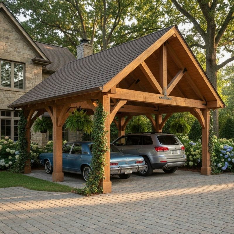Wood Carport Repair