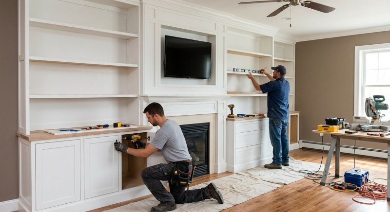 Fireplace Built Ins Installation in Durham, NC
