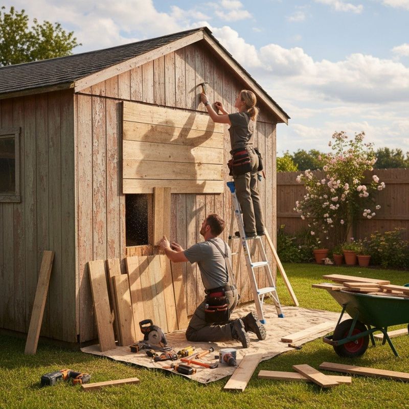Wooden Carport Repair in Olathe, KS